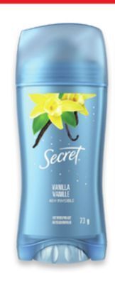 Walmart Secret antiperspirant 73 g offer