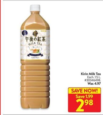 Walmart Kirin milk tea offer