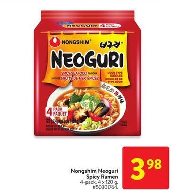 Walmart Nongshim neoguri spicy ramen offer
