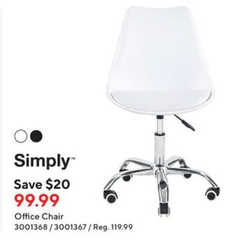 Staples Simply office chair offer
