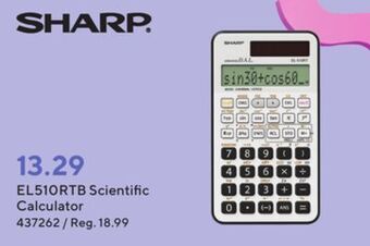 Staples Sharp el510rtb scientific calculator offer