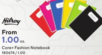 Staples Hilroy core+ fashion notebook offer