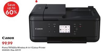 Staples Canon tr7620a wireless 4-in-1 printer offer