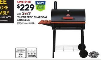 Lowe's Char-griller super pro charcoal barbecue offer