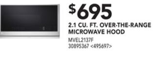 Lowe's Lg 2.1 cu. ft. over-the-range microwave hood offer