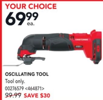 Lowe's Craftsman oscillating tool offer