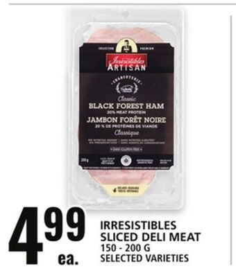 Food Basics Irresistibles sliced deli meat offer