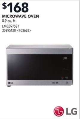 Lowe's Lg microwave oven offer