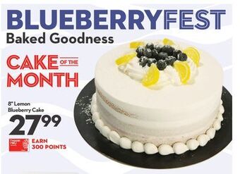 Longo's 8 lemon blueberry cake offer