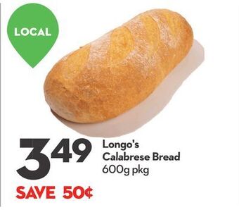 Longo's Longo's calabrese bread offer