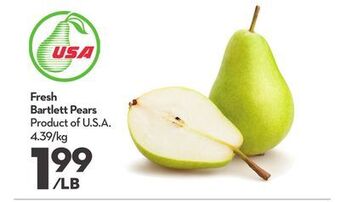 Longo's Fresh bartlett pears offer