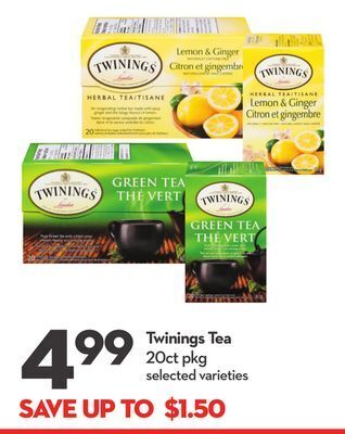 Longo's Twinings tea offer