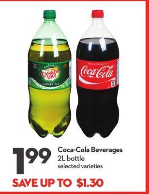 Longo's Coca-cola beverages offer