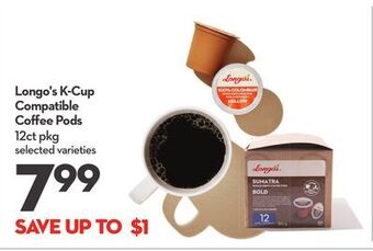 Longo's Longo's k-cup compatible coffee pods offer