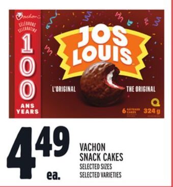 Metro Vachon snack cakes offer