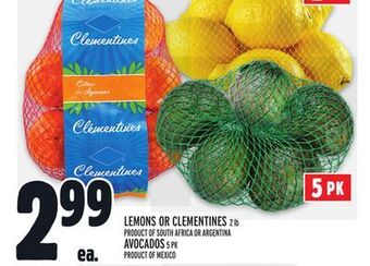 Metro Lemons or clementines offer