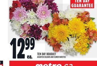 Metro Ten day bouquet offer