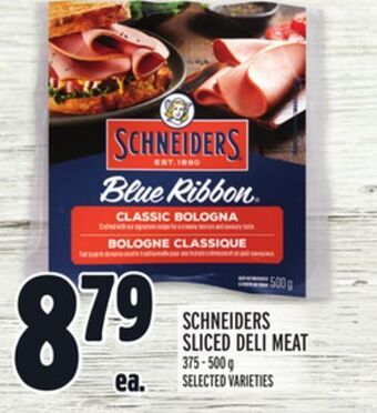 Metro Schneiders sliced deli meat offer