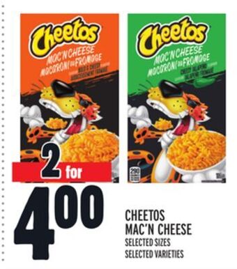 Metro Cheetos mac'n cheese offer