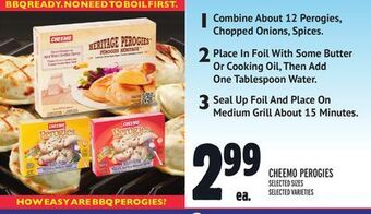 Metro Cheemo perogies offer
