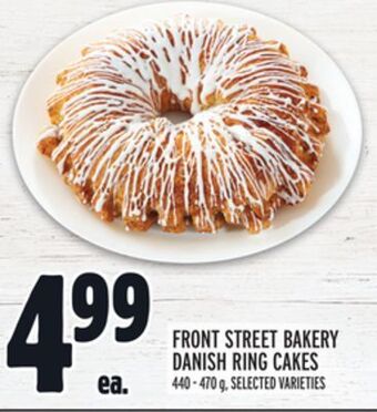 Metro Front street bakery danish ring cakes offer