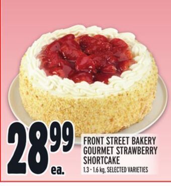 Metro Front street bakery gourmet strawberry shortcake offer