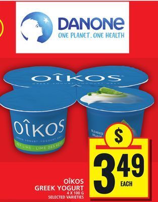 Food Basics Oîkos greek yogurt offer