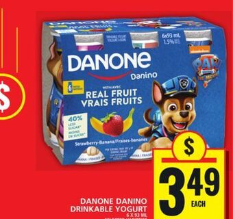 Food Basics Danone danino drinkable yogurt offer