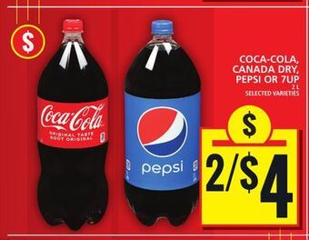 Food Basics Coca-cola, canada dry, pepsi or 7up offer