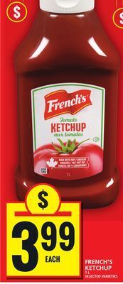 Food Basics French's ketchup offer