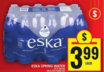 Food Basics Eska spring water offer