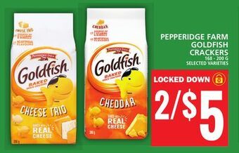 Food Basics Pepperidge farm goldfish crackers offer