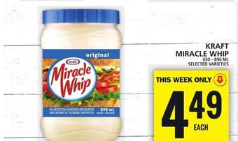 Food Basics Kraft miracle whip offer