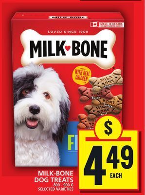 Food Basics Milk-bone dog treats offer