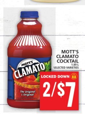 Food Basics Mott's clamato cocktail offer