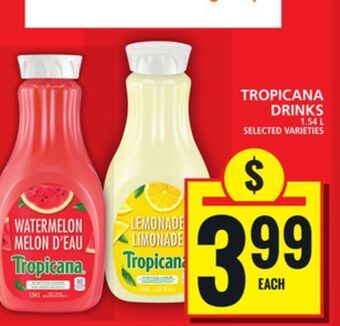Food Basics Tropicana drinks offer