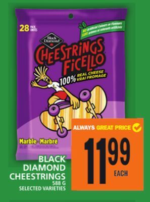 Food Basics Black diamond cheestrings offer