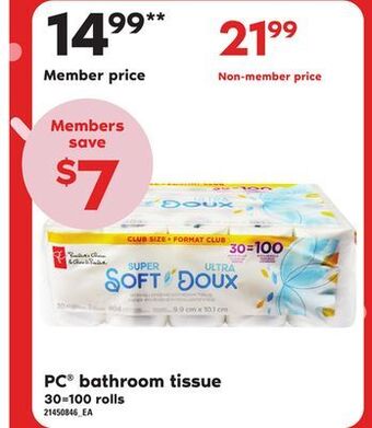 Independent Grocer Pc® bathroom tissue, 30=100 rolls offer