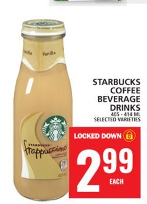 Food Basics Starbucks coffee beverage drinks offer