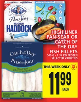 Food Basics High liner pan-sear or catch of the day fish fillets offer