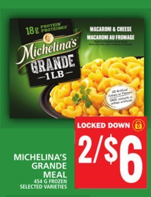 Food Basics Michelina's grande meal offer