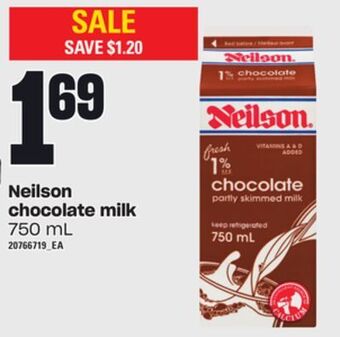 Independent Grocer Neilson chocolate milk, 750 ml offer