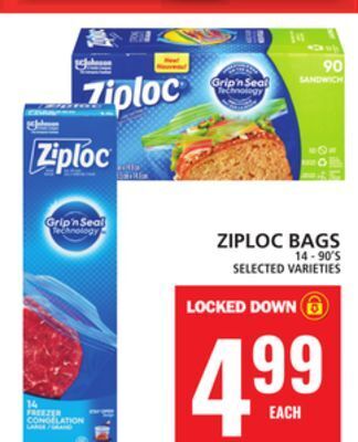 Food Basics Ziploc bags offer