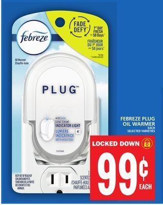 Food Basics Febreze plug oil warmer offer