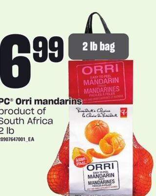 Independent Grocer Pc® orri mandarins, 2 lb offer