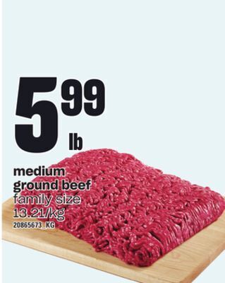 Independent Grocer Medium ground beef offer