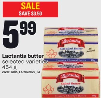 Loblaws Lactantia butter, 454 g offer