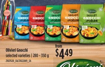 Loblaws Olivieri gnocchi, 280 - 350 g offer