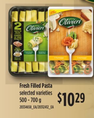 Loblaws Fresh filled pasta, 500 - 700 g offer