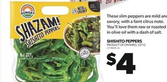 Real Canadian Superstore Shishito peppers, 227 g offer